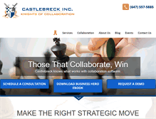 Tablet Screenshot of castlebreck.com